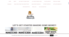 Desktop Screenshot of makemoneywithoutajob.com